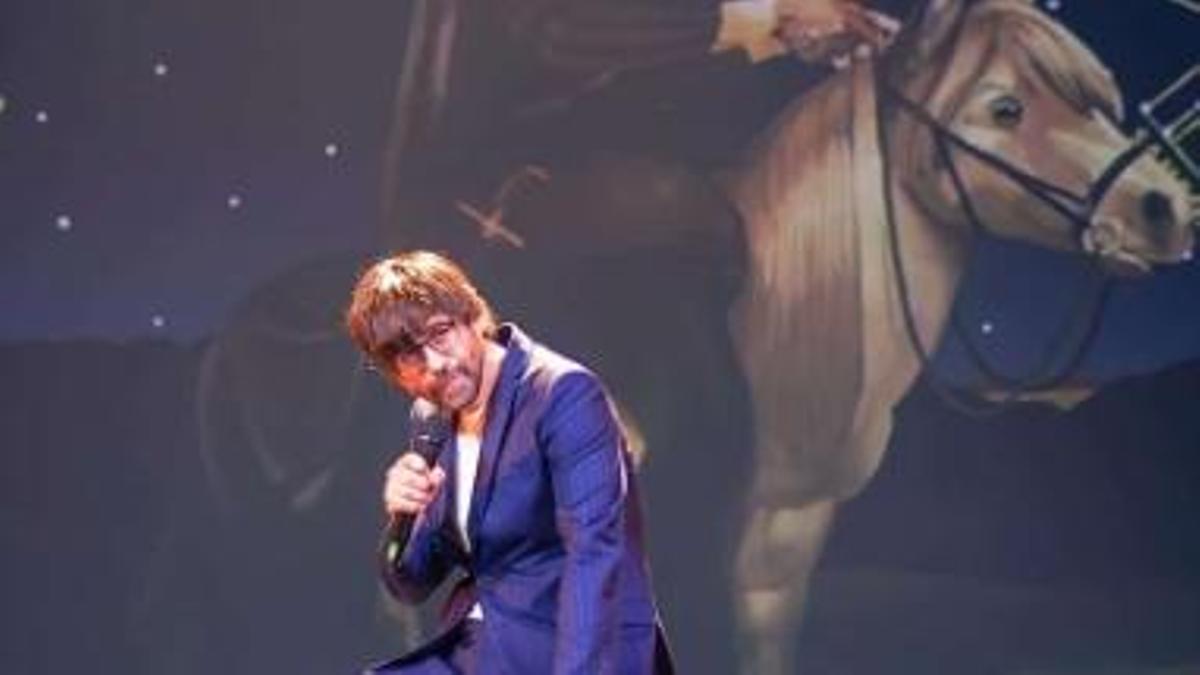 Luis Piedrahita en su monólogo.