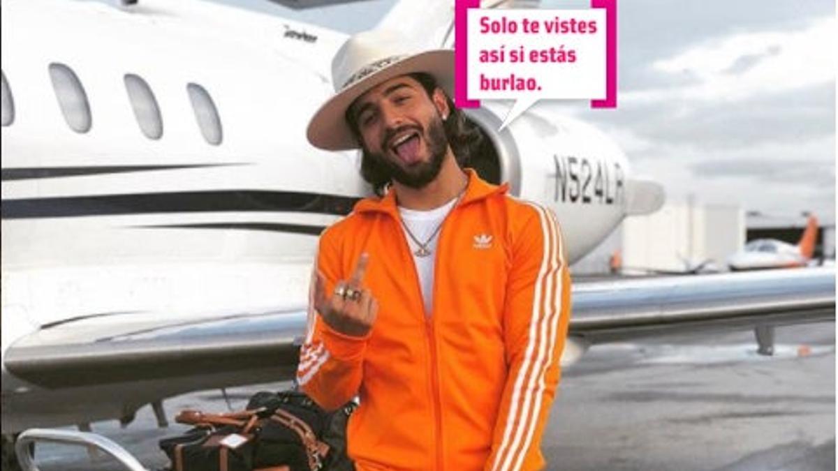 Maluma se viste como un burlao