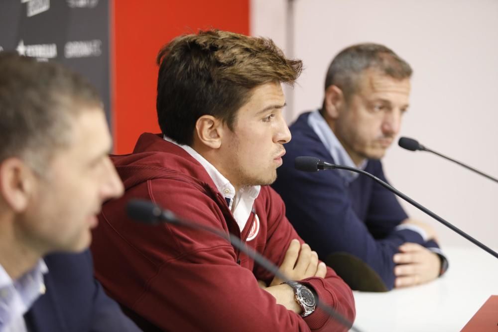Presentació de Joaquín Zeballos, nou jugador del Girona FC