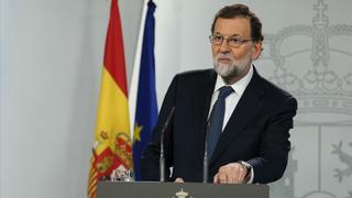 Rajoy da ocho días a Puigdemont para que vuelva "a la legalidad"