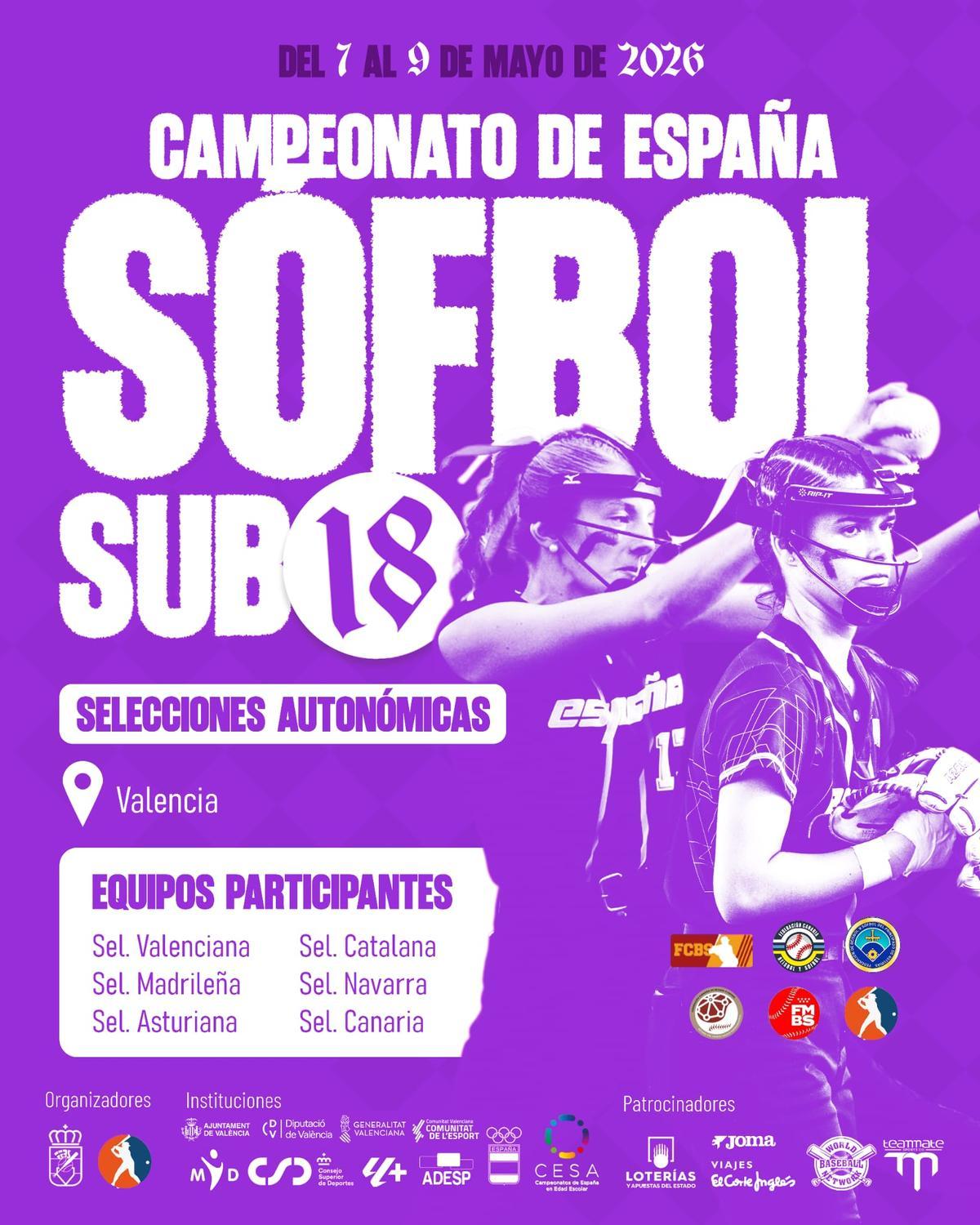 Cto España Sófbol Sub-18.
