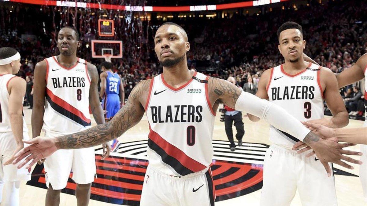 Los Blazers lograron su primer triunfo en playoffs