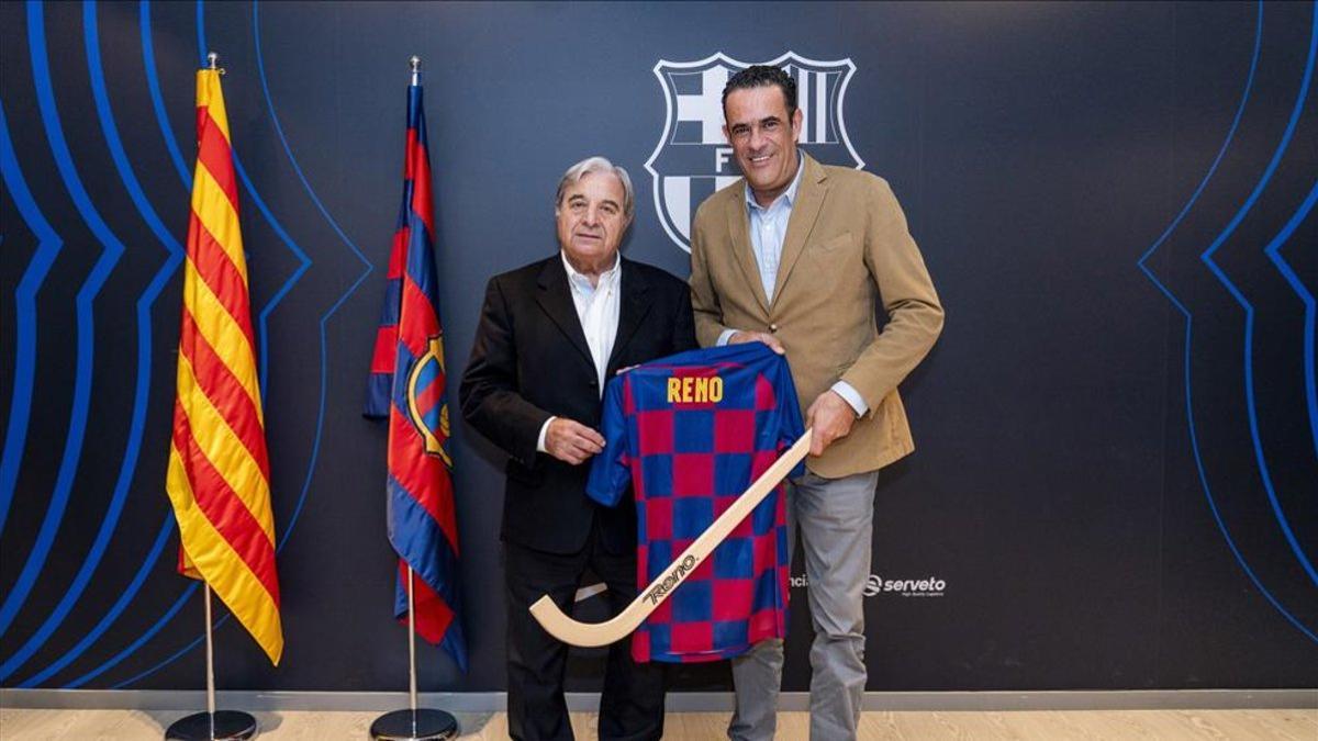 Josep Ramon Vidal-Abarca (Barça) ¿¿y Josep Vigueras ('Reno') han oficializado el acuerdo