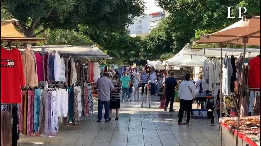 El mercadillo de Las Palmas de Gran Canaria reabre tras el parón por el  covid-19 - La Provincia