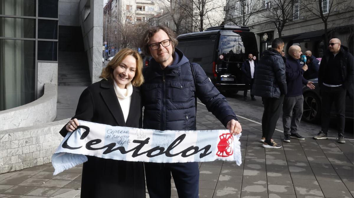 El Celta y el celtismo hacen piña en Belgrado antes del partido contra el Estrella Roja