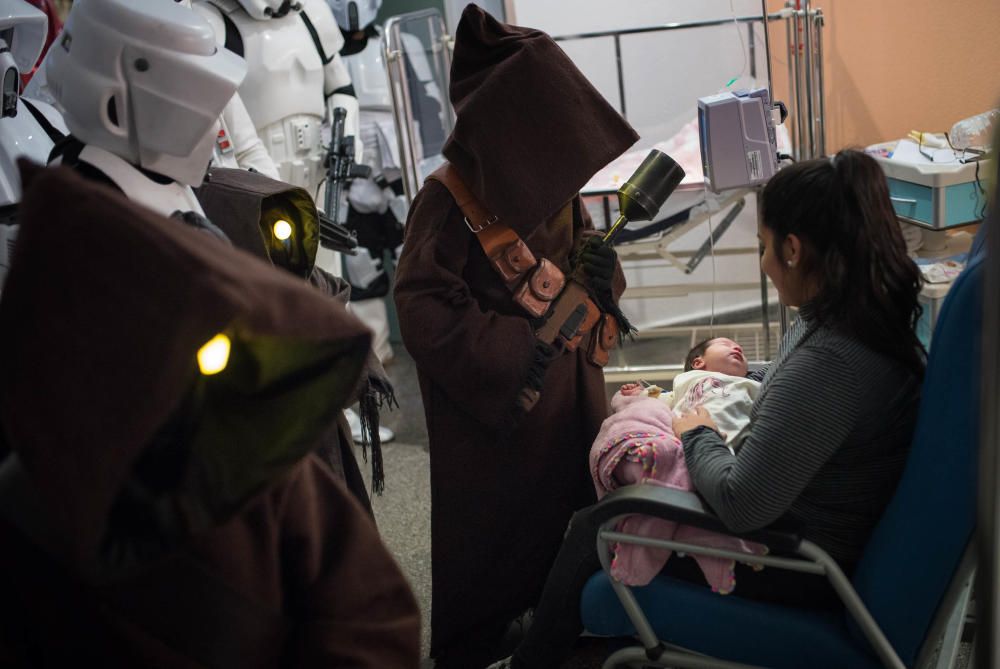 Los personajes de Star Wars visitan La Candelaria