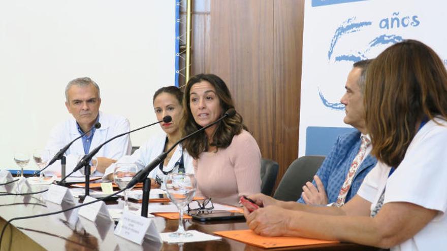 Un momento de las jornadas sobre trasplantes en La Candelaria.