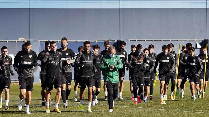 El equipo trabajó ayer antes de partir hacia Albacete.