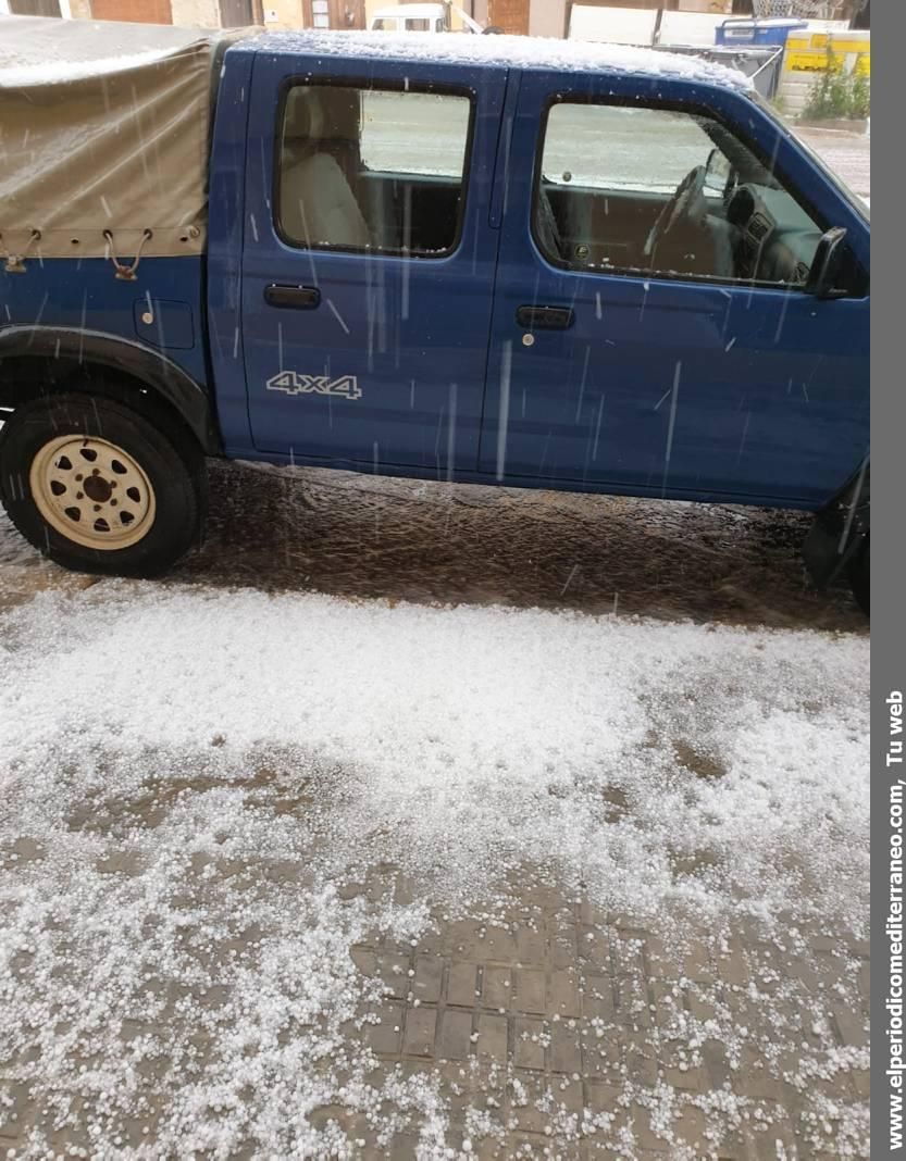 Espectacular tormenta de granizo en Vilafranca