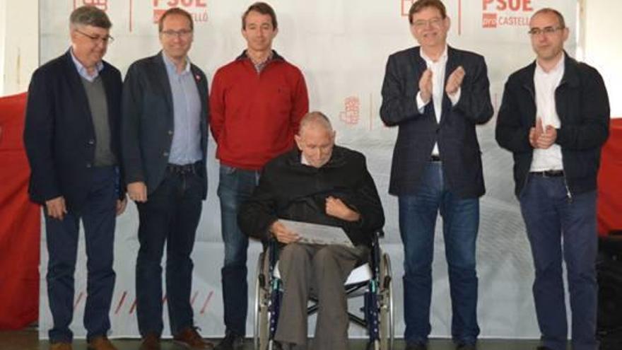 El PSPV homenajea a 70 alcaldes de Els Ports-Maestrat