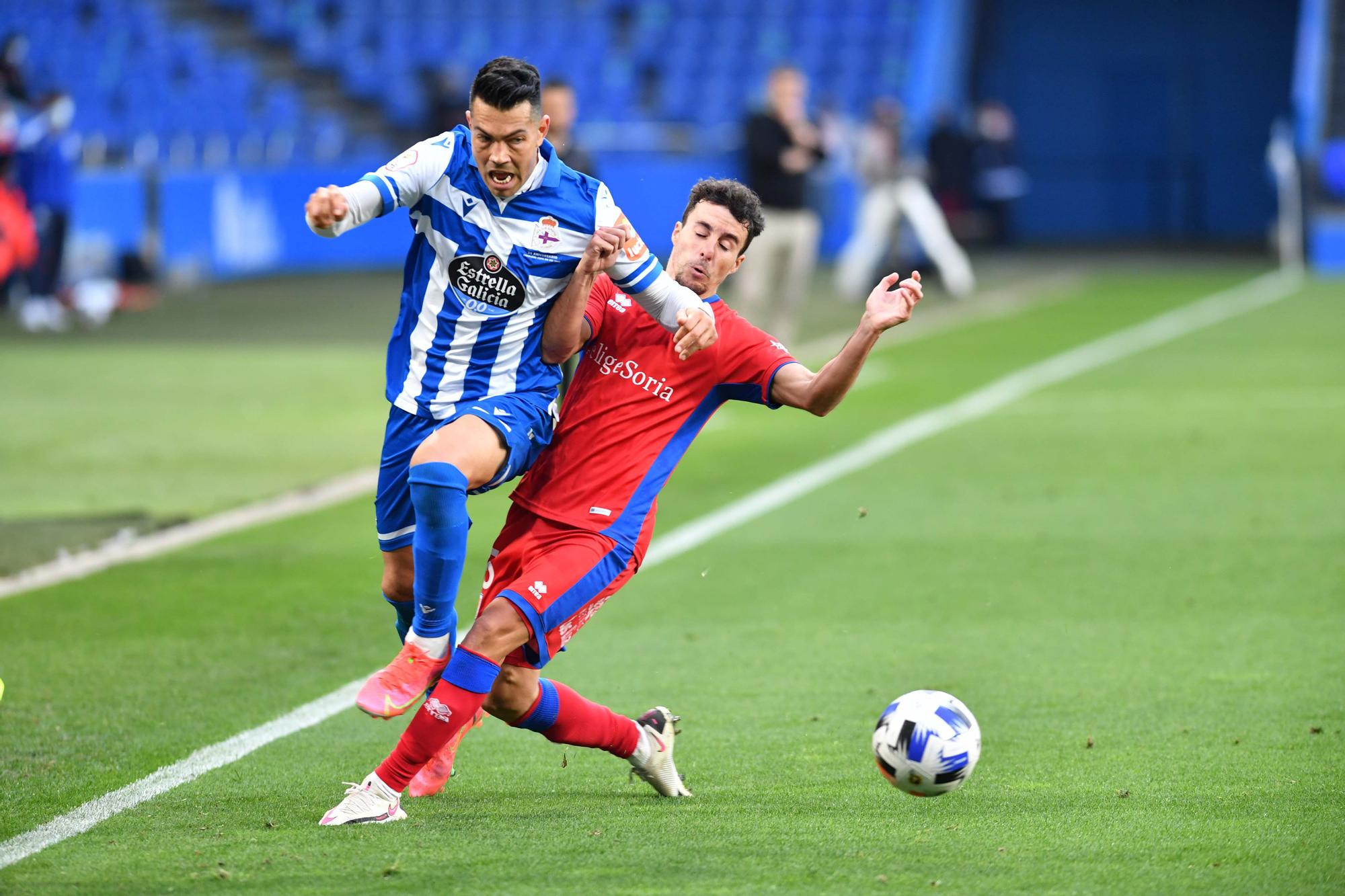 El Deportivo le gana 2-1 al Numancia