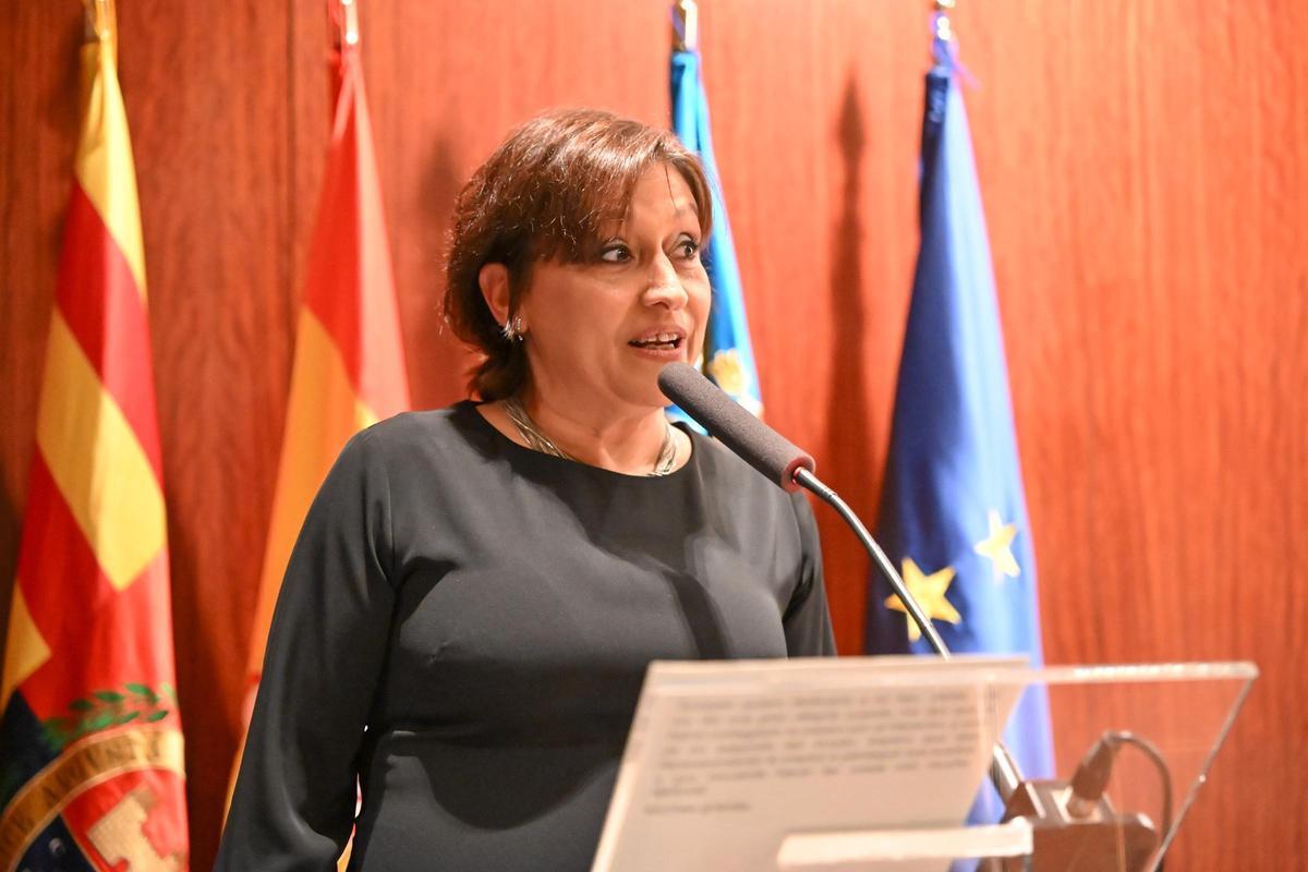La profesora Cano Hurtado, el día que se le concedió el premio por su trabajo sobre la herencia digital