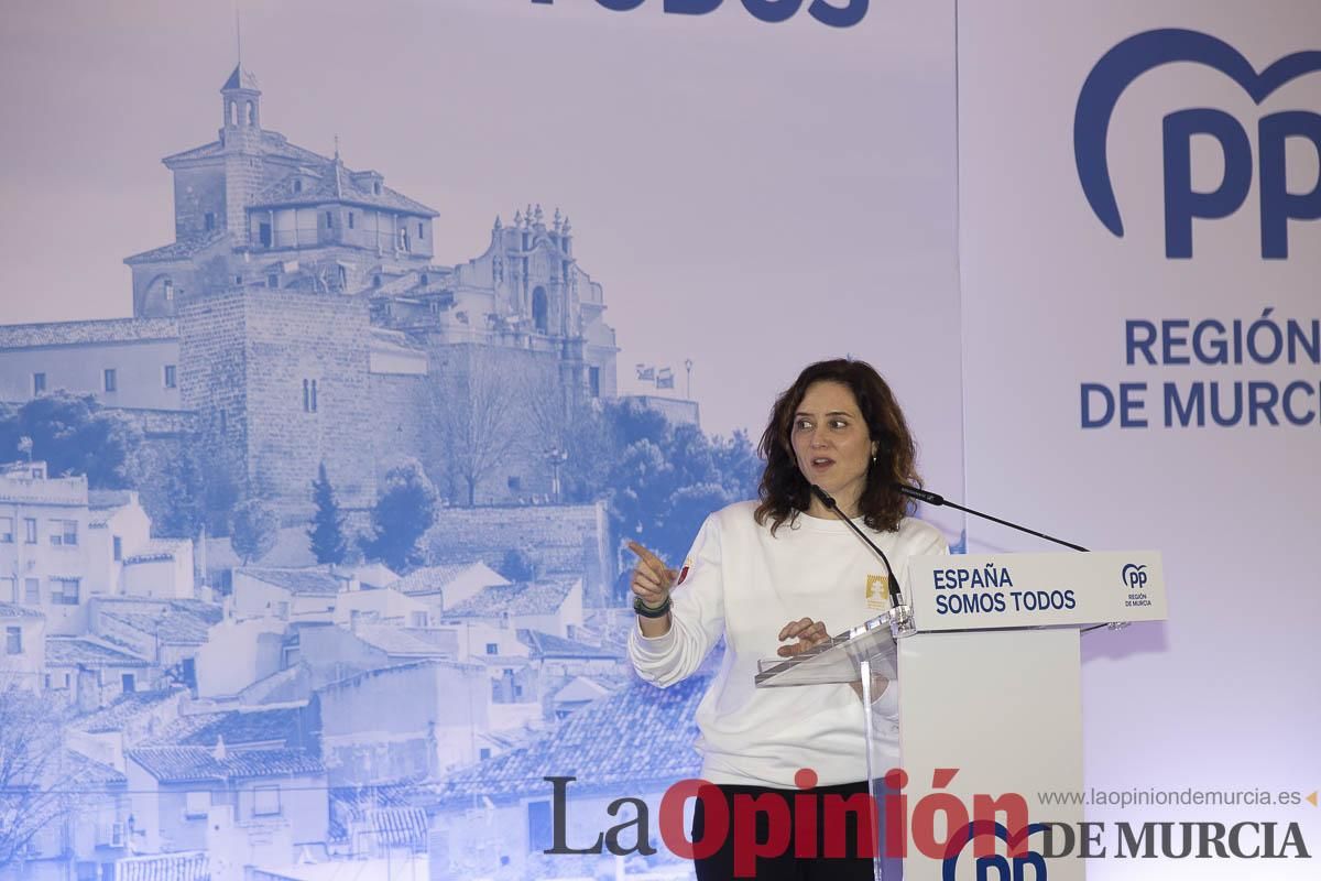 Así ha sido la visita de Isabel Díaz Ayuso a Caravaca de la Cruz