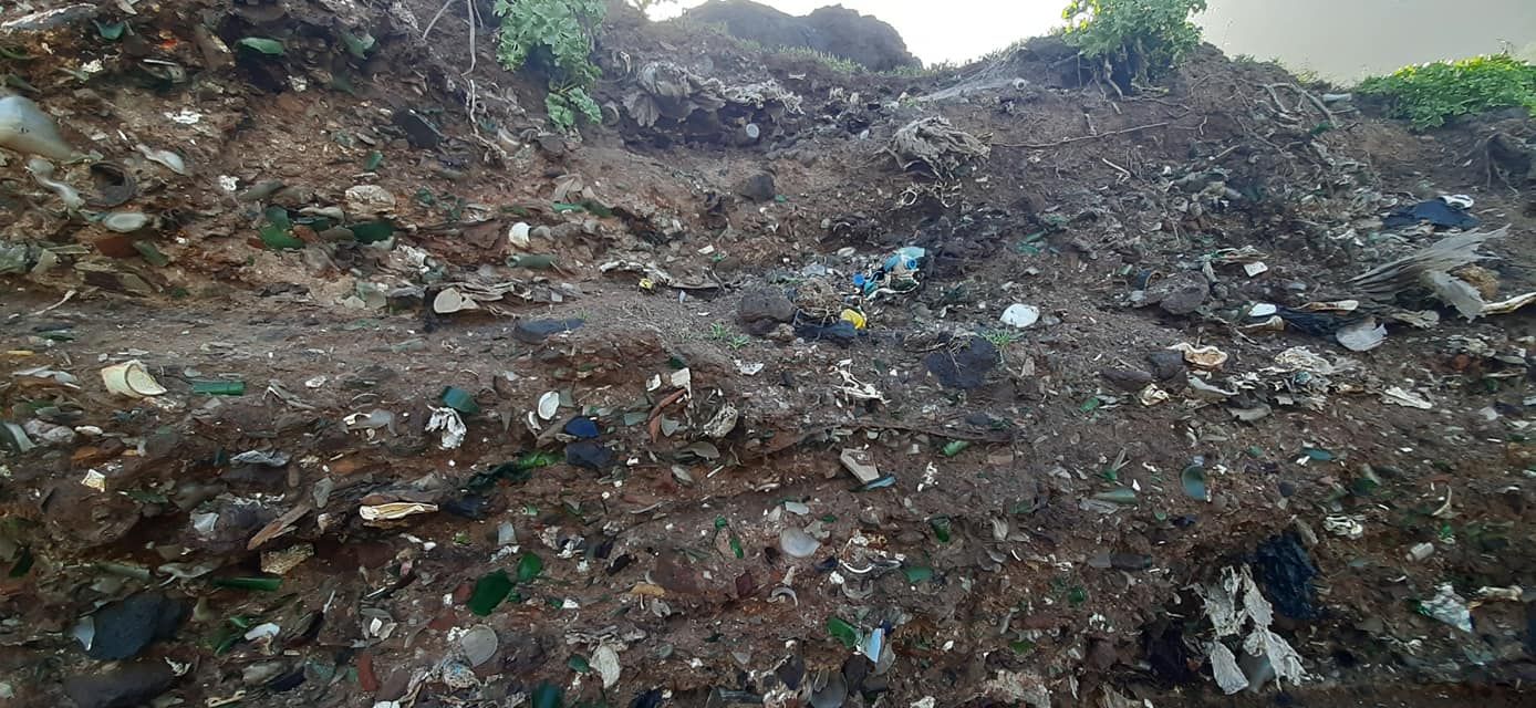 La basura ya forma parte del paisaje en Buenavista