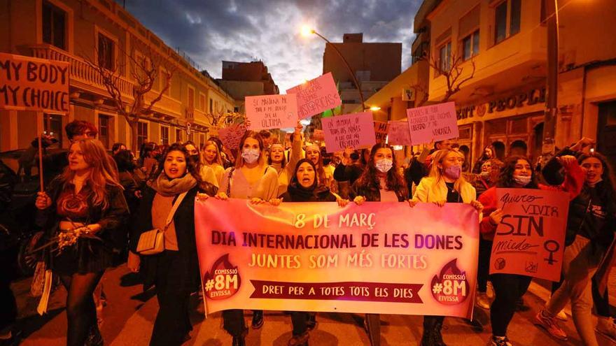 La manifestación del 8M vuelve a las calles de Ibiza