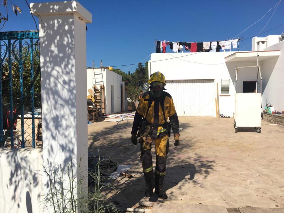 Incendio en Sant Antoni