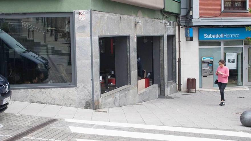 La cafetería en la que tuvieron lugar los hechos, en La Baragaña.