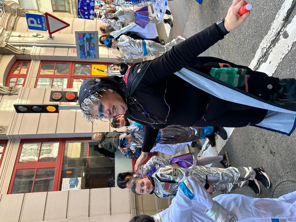 En imágenes: el creativo desfile de carnaval de los colegios de Luarca