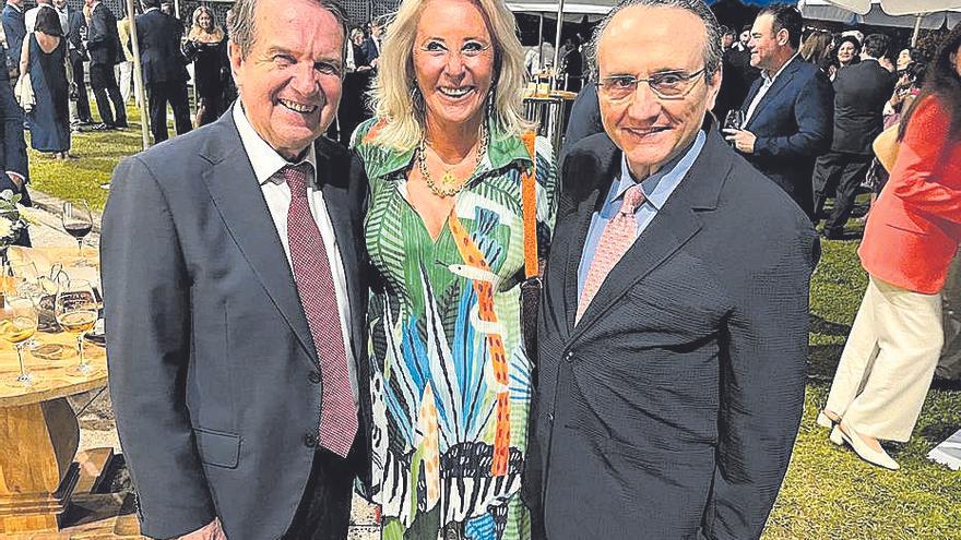 Abel Caballero, Corina Porro y Javier Moll.