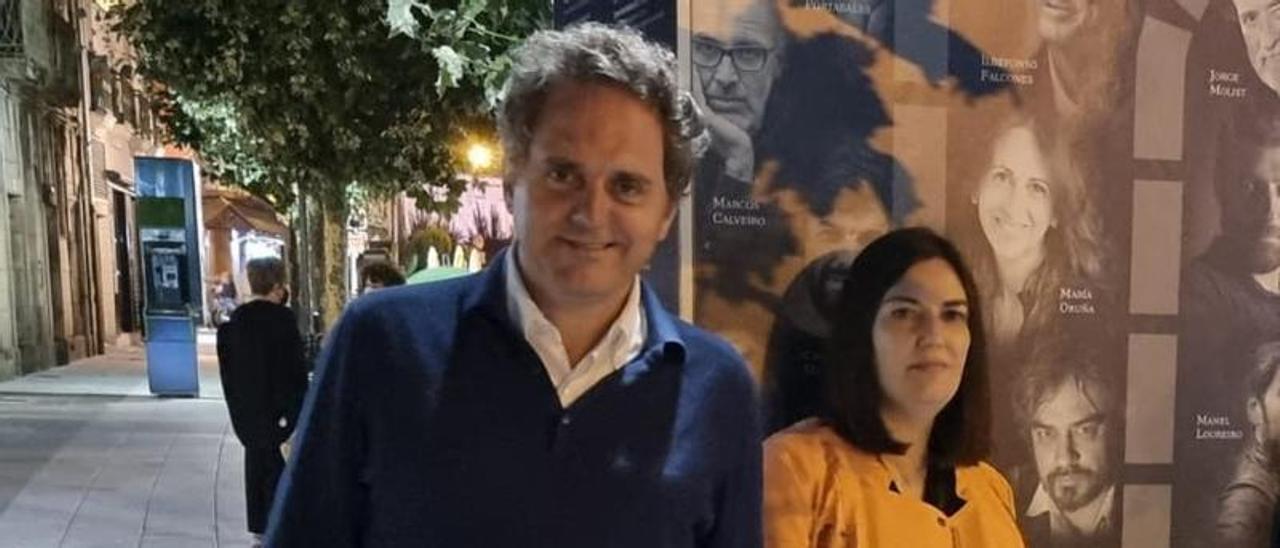 Domingo Villar y Ledicia Costas, en una foto reciente.