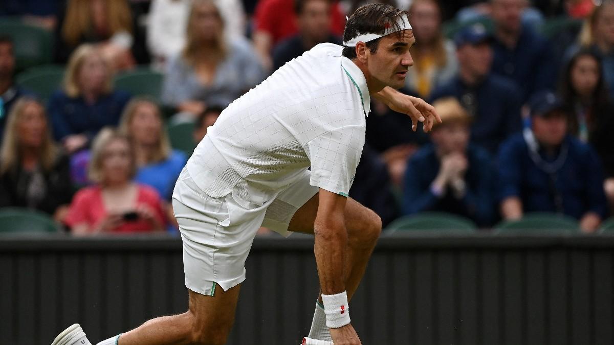 Federer, durante el pasado Wimbledon