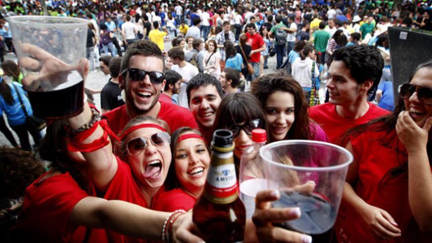 Botellón Universitario en Valencia