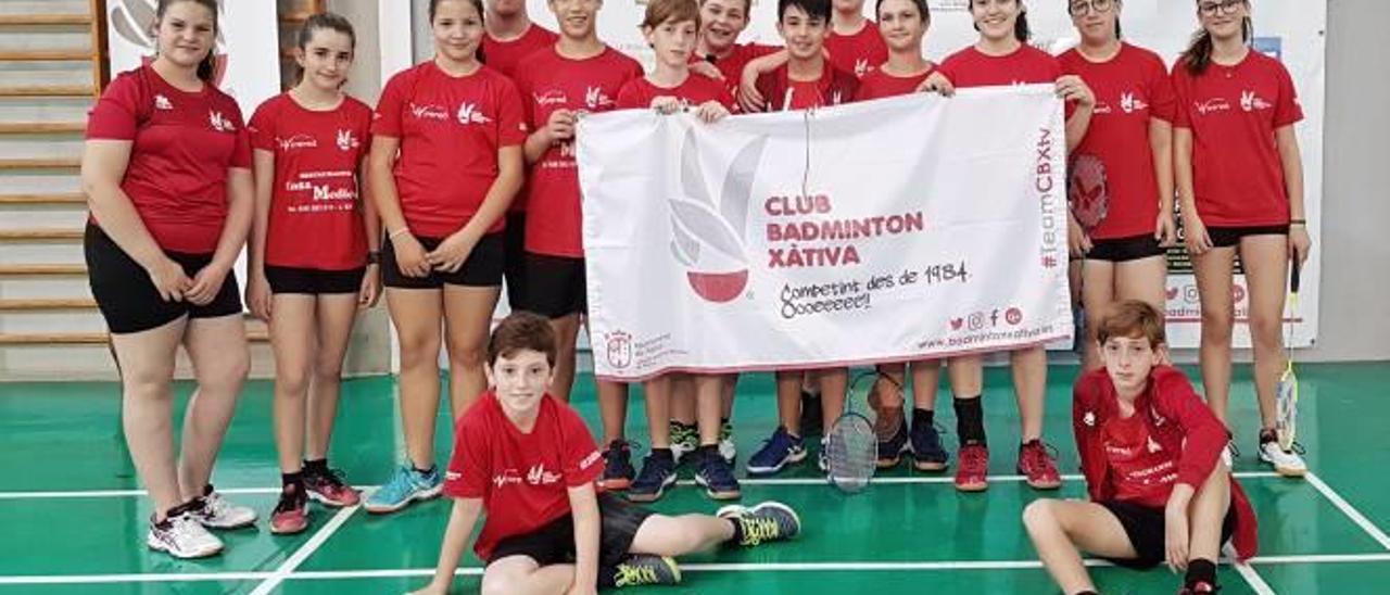 El Bádminton Xàtiva consigue seis medallas  en el Provincial