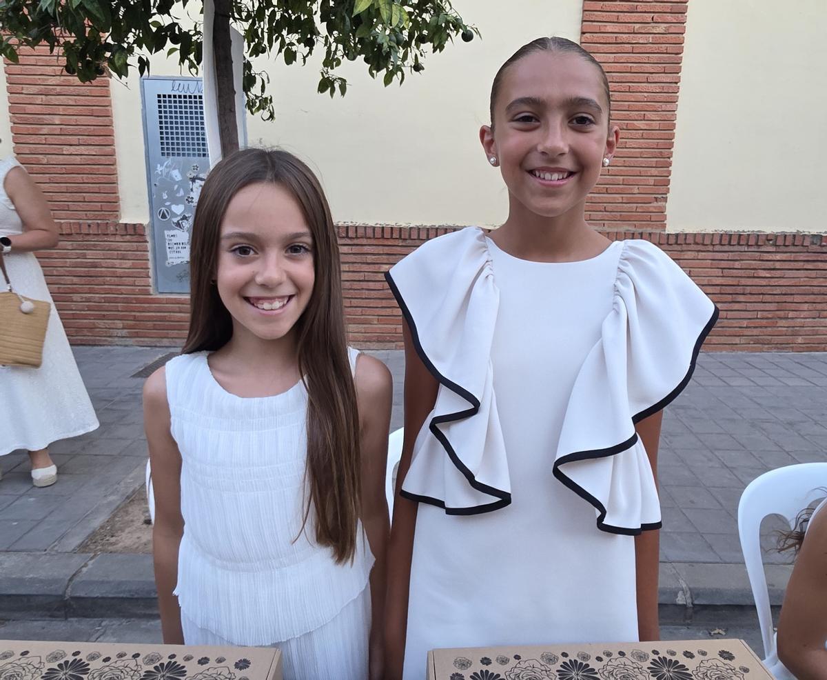 Candidatas a Fallera Mayor Infantil de València 2027 en el Sopar de la Punxà