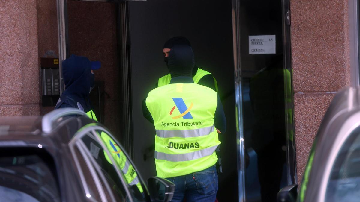 Operación antidroga en Vilagarcía