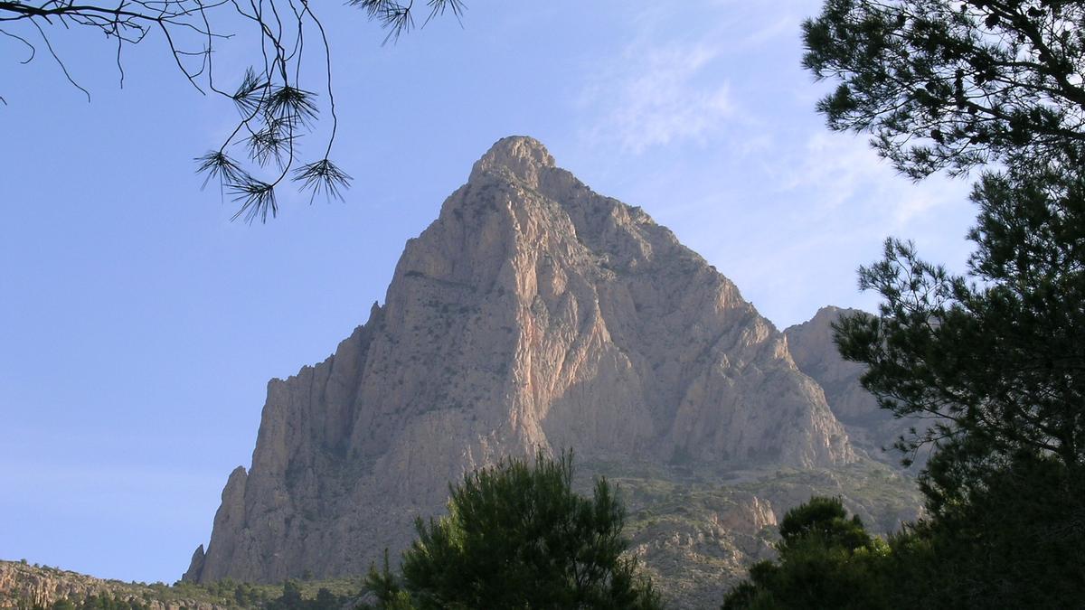 Las montañas de Alicante ofrecen paisajes espectaculares.