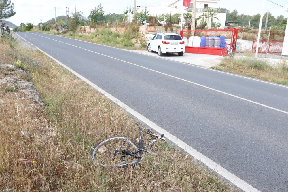 Un conductor borracho atropella mortalmente a un ciclista en Ibiza