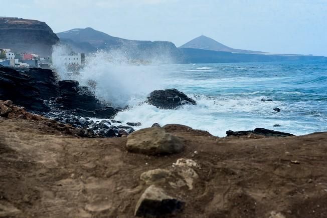 Pleamar en la zona norte de Gran Canaria