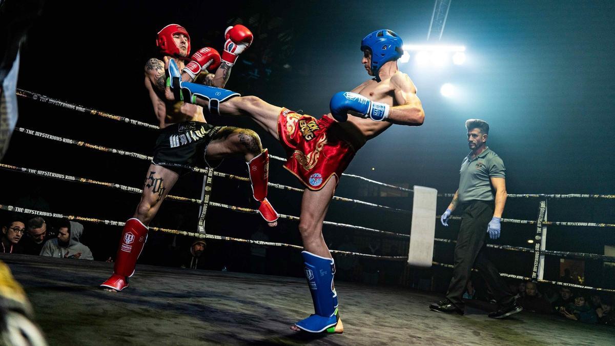En imágenes: la primera velada de kickboxing de Cangas del Narcea resulta un éxito