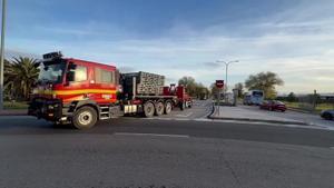 Los puentes provisionales de la UME ya se dirigen a Cheste y Buñol.