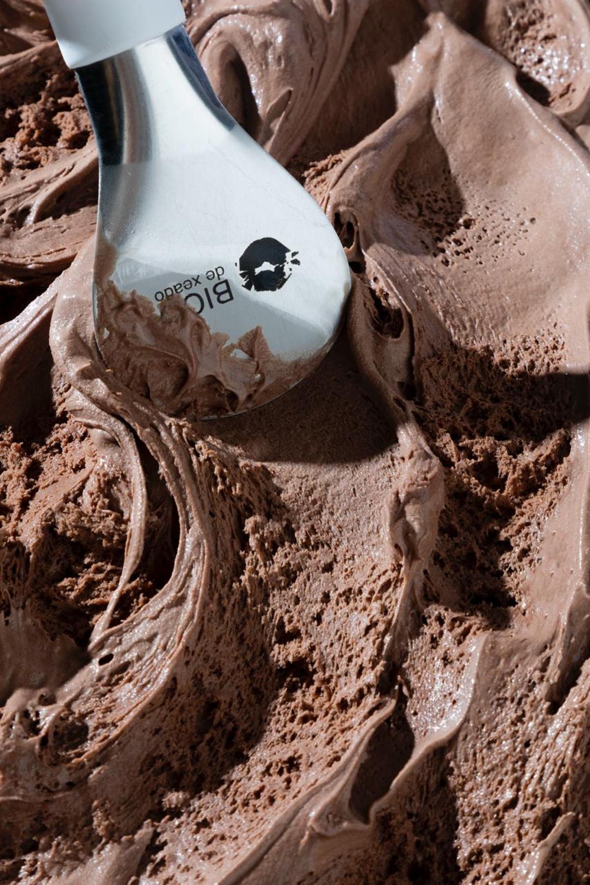 Helado de chocolate Bico de Xeado