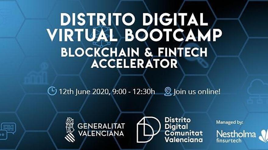 El Distrito Digital Virtual Bootcamp atrae el próximo 12 de junio a startups blockchain y Fintech de 12 países