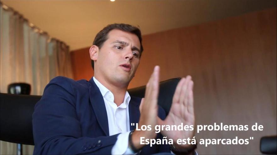 Entrevista a Albert Rivera: "Los grandes problemas de España están aparcados"