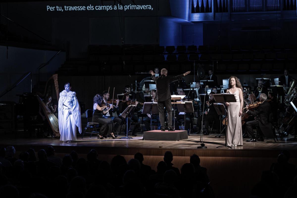 Un momento del concierto.