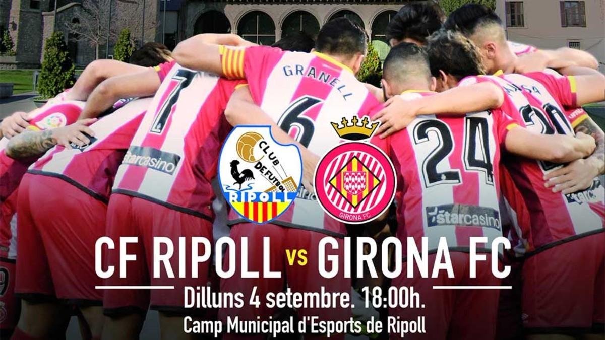 El Girona disputará el lunes un amistoso en Ripoll