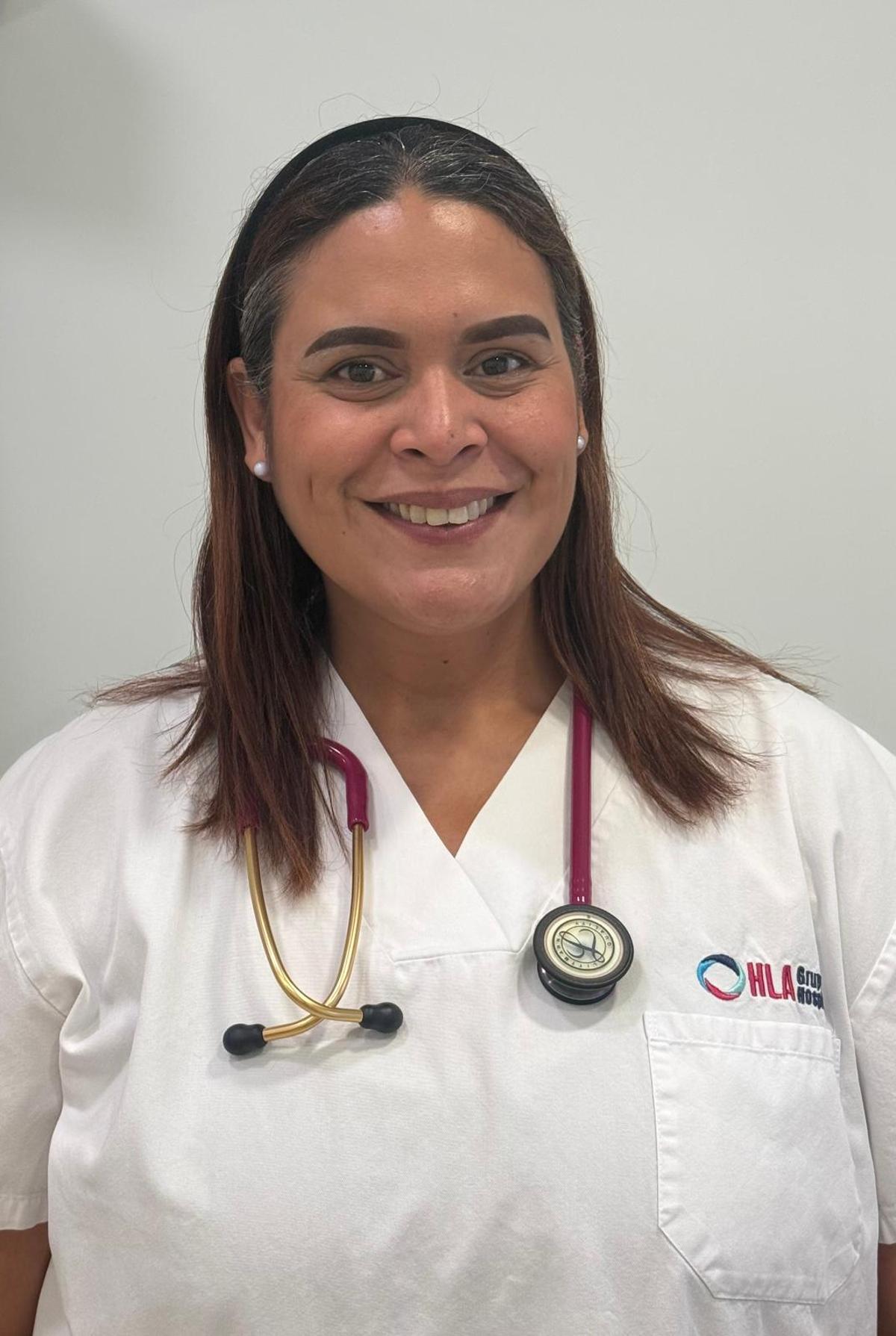 La doctora Valentina Prieto, médico de urgencias en el hospital HLA San Carlos