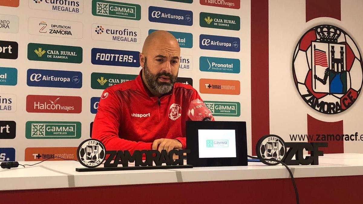 David Movilla, en rueda de prensa.