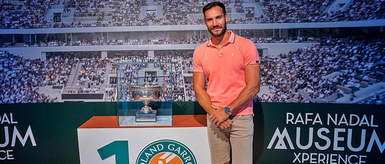 Saúl Craviotto posa ayer en la Rafa Nadal Academy.