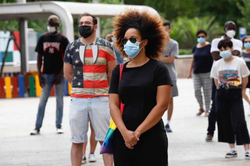 Protesta contra el racismo en Murcia