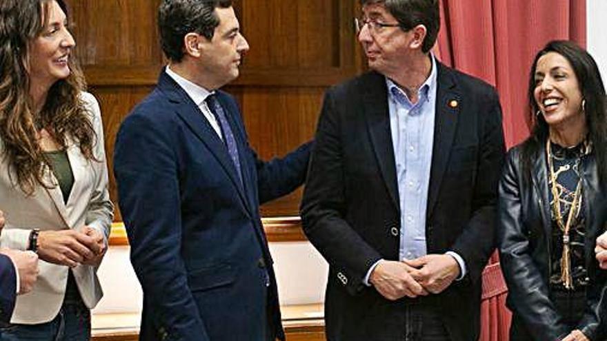 Cs assumirà cinc de les onze conselleries del Govern andalús