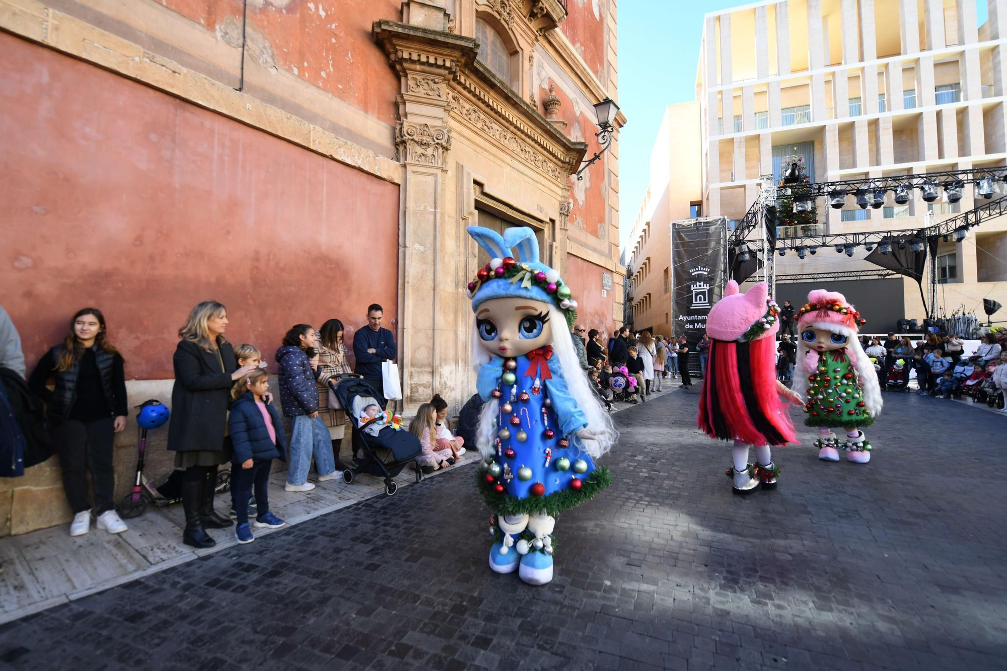 Las mejores imágenes del desfile de Papá Noel en Murcia