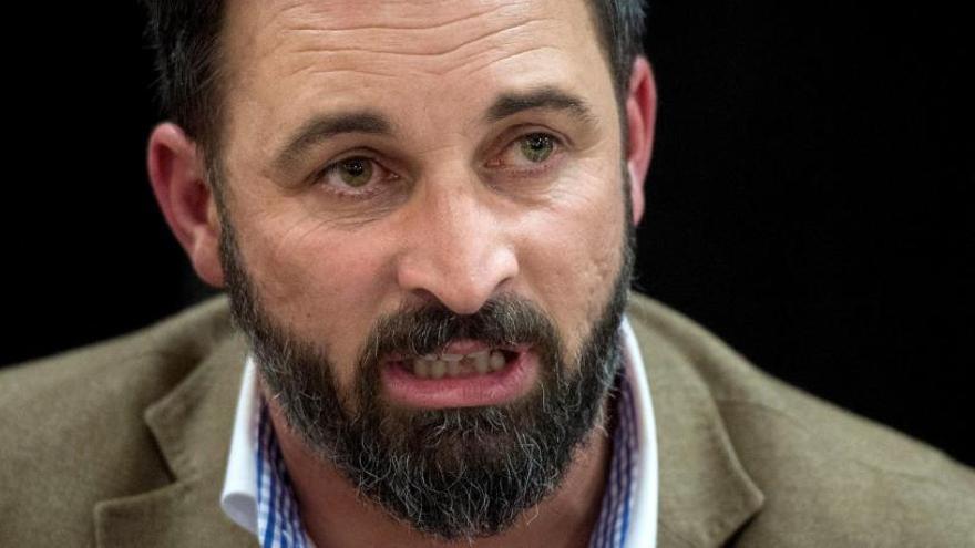 El líder de Vox, Santiago Abascal