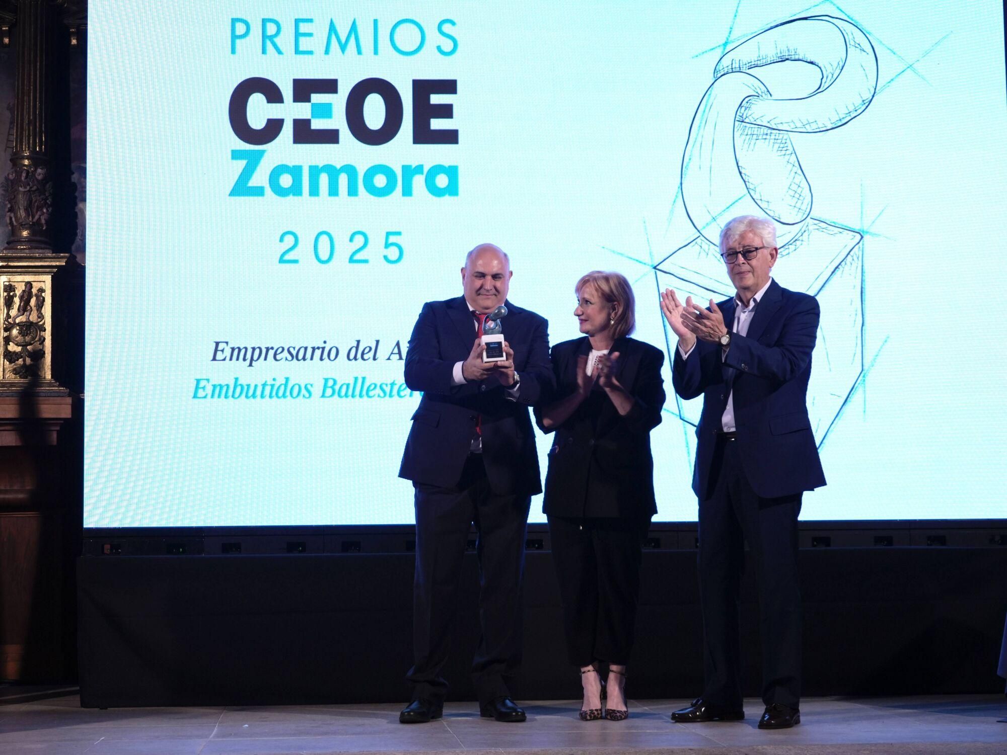 La gala "Empresario del Año" de CEOE Zamora, en imágenes