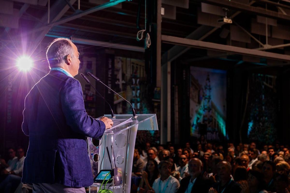 Jordi Turull, en la convención municipalista de Junts