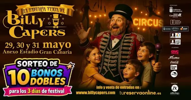 LA PROVINCIA sortea 10 bonos dobles para los tres días de La Fabulosa Feria de Billy Capers