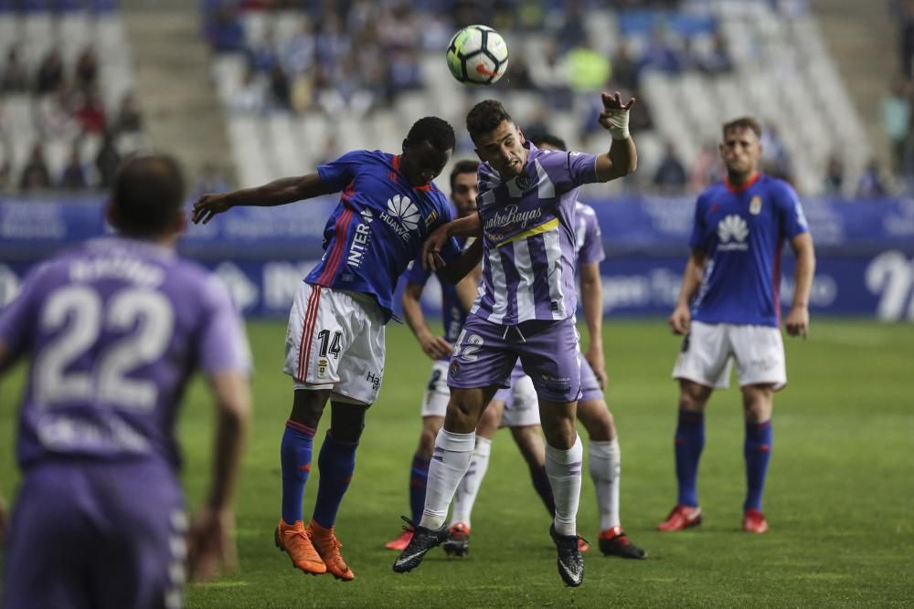 El partido entre el Real Oviedo y el Real Valladolid, en imágenes